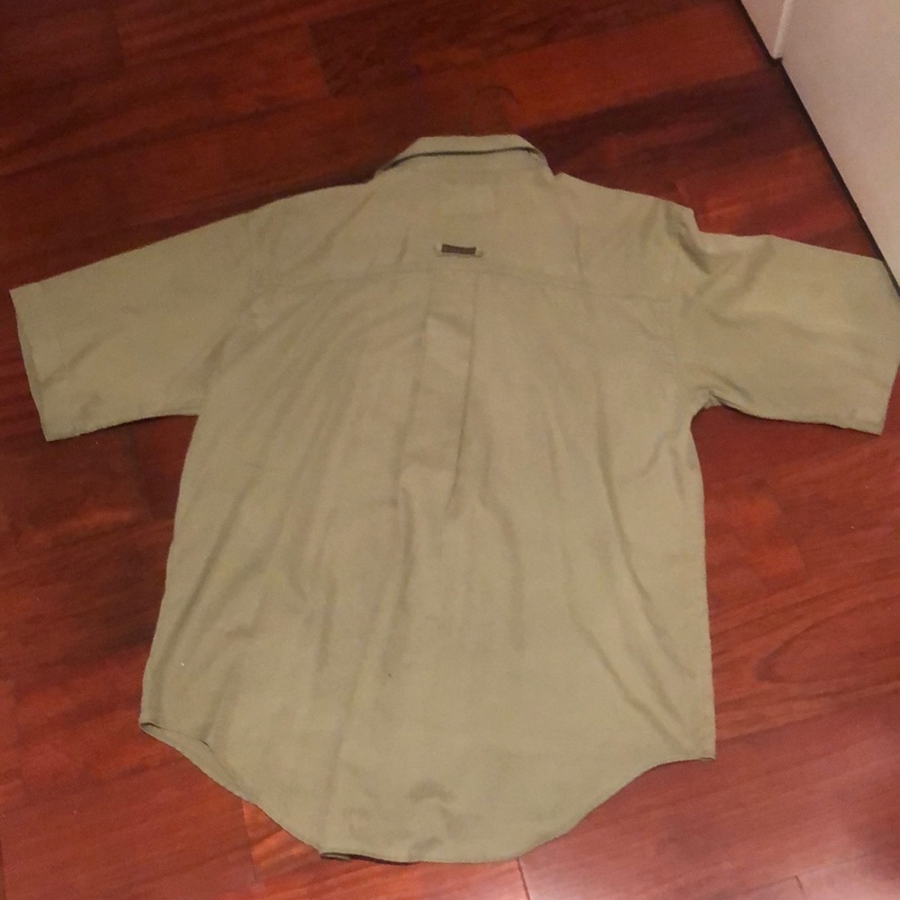 Bugleboy Army Green Short Sleeved Shirt Size Med - Picture 2 of 6